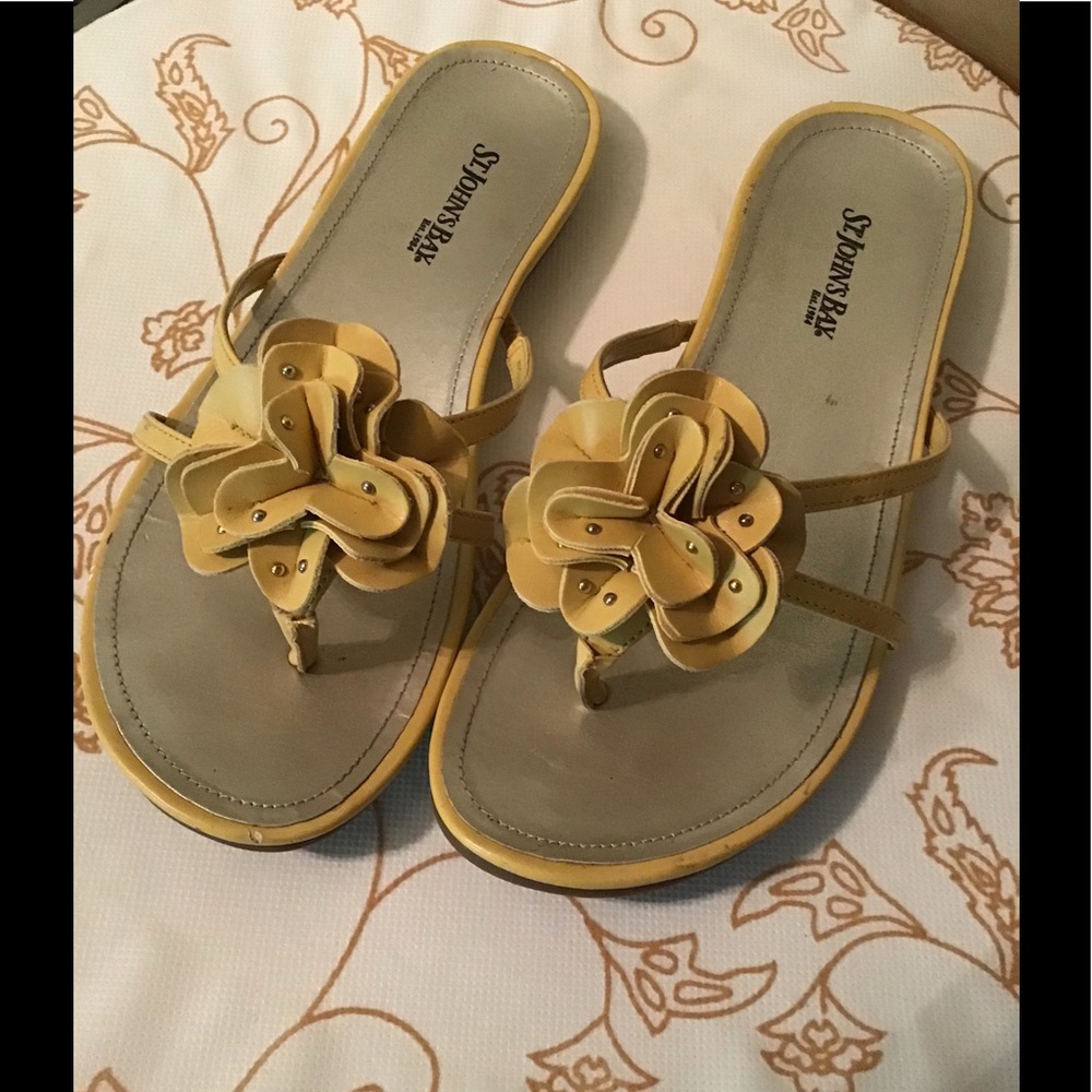 St John’s Bay yellow sandals